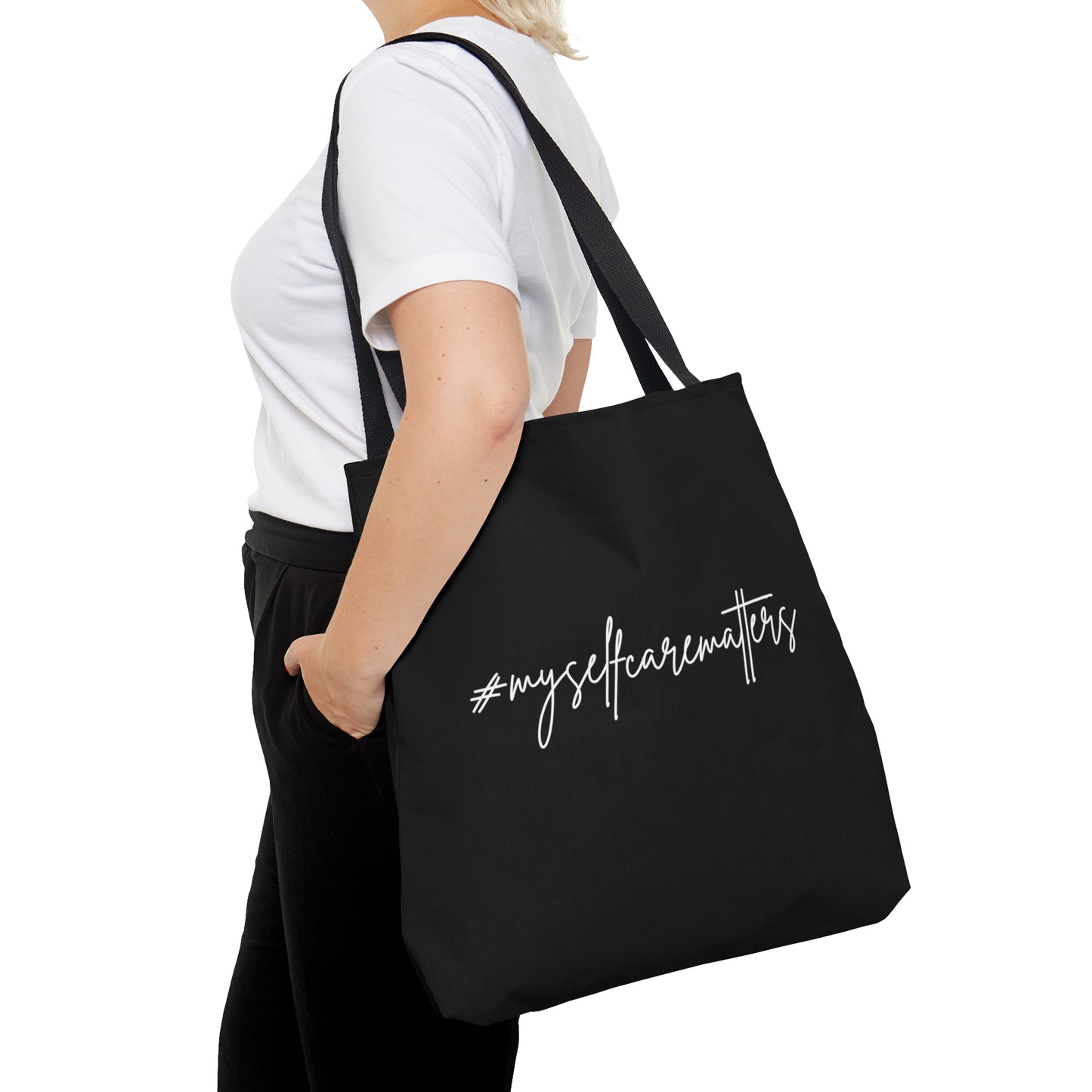Self-Care Carrying Bag Black #myselfcarematters