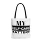 Self-Care Carrying Bag White & Black #myselfcarematters